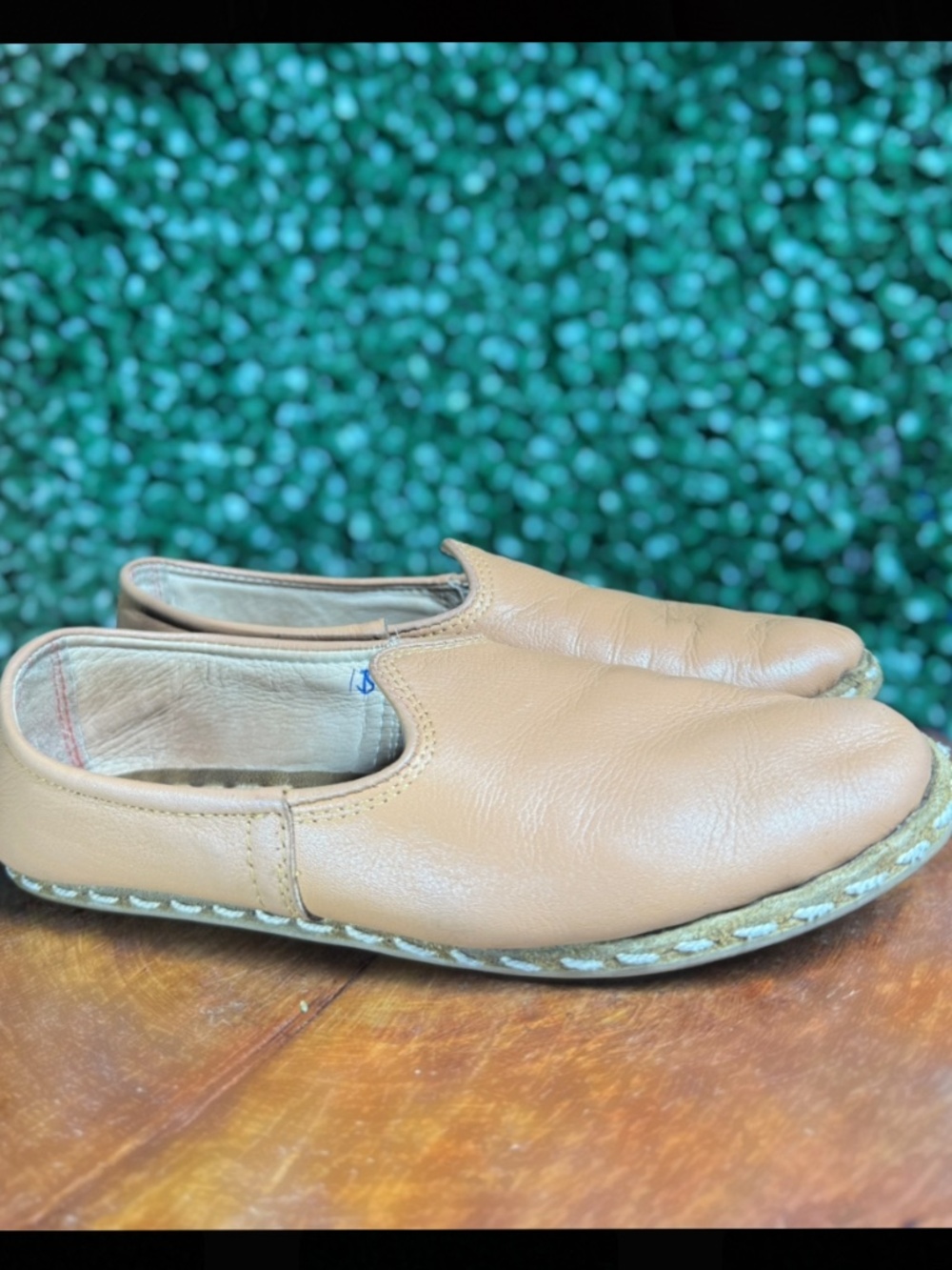Sabah Handmade Turkish Leather Slip-On Shoes US 8.5-9